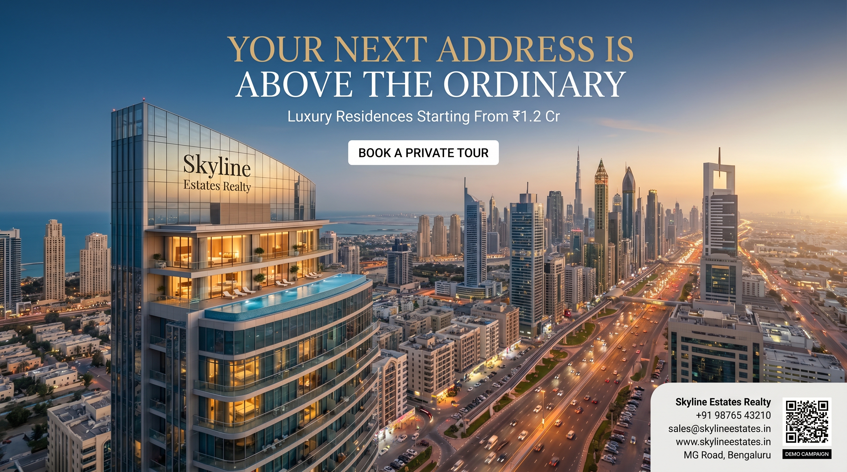 Real estate banner creative